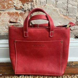 Portland Leather Mini Crossbody Tote